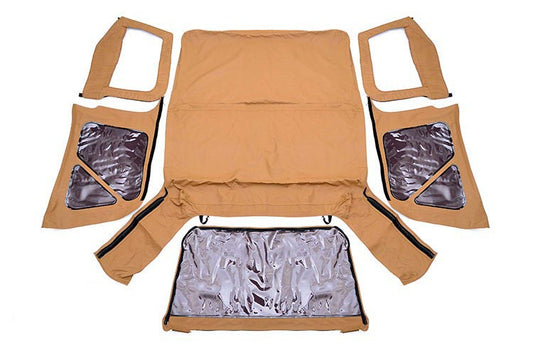 Jeep Replacement Soft Top Spice 97-06 TJ Wrangler Steel Doors Rough Country-1