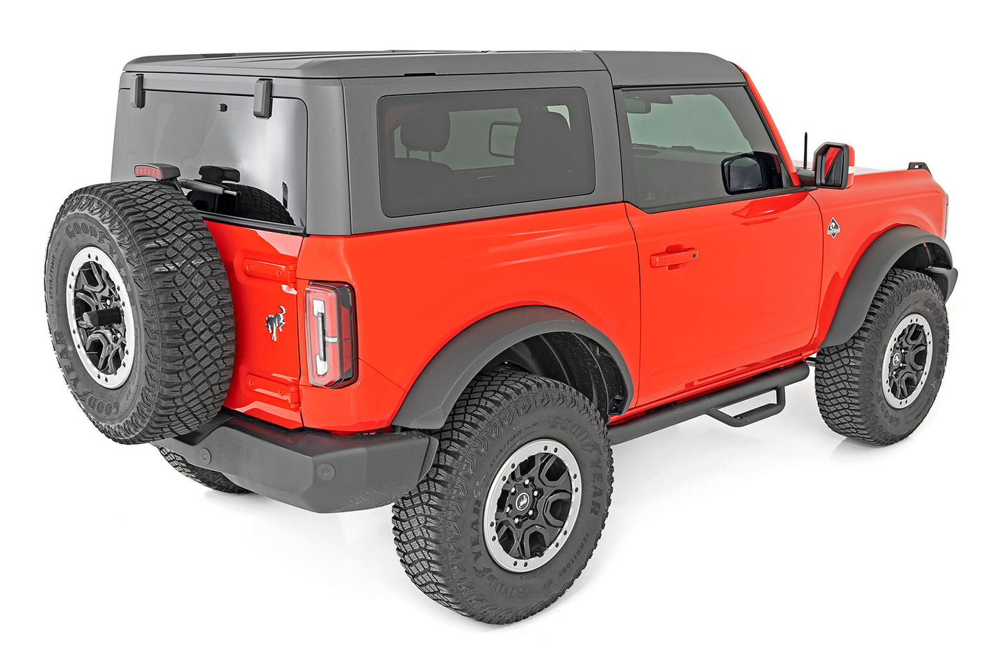 Rough Country Nerf Steps Wheel to Wheel 2 Door Ford Bronco (2 Door) (21-23) Rough Country