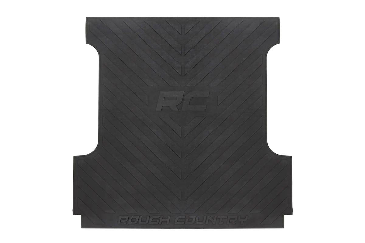 Dodge Bed Mat w/RC Logos 19-20 RAM 1500 5ft 7 Inch Bed Rough Country-3