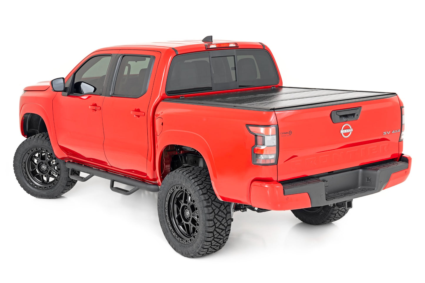Nerf Steps Cab Length Crew Cab Nissan Frontier 2WD/4WD (05-23) Rough Country-4