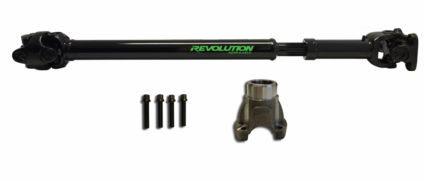 Jeep Wrangler JK Front 1310 CV Driveshaft 2 or 4 Door Flange Style Revolution Gear and Axle