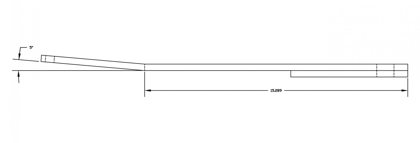 Antirock Fabricated Steel Sway Bar Arms 07-18 Wrangler JK Bent Style 21 Inch Long OAL 19.5 Inch C-C Slight Bend Includes Stickers Pair RockJock 4x4-1