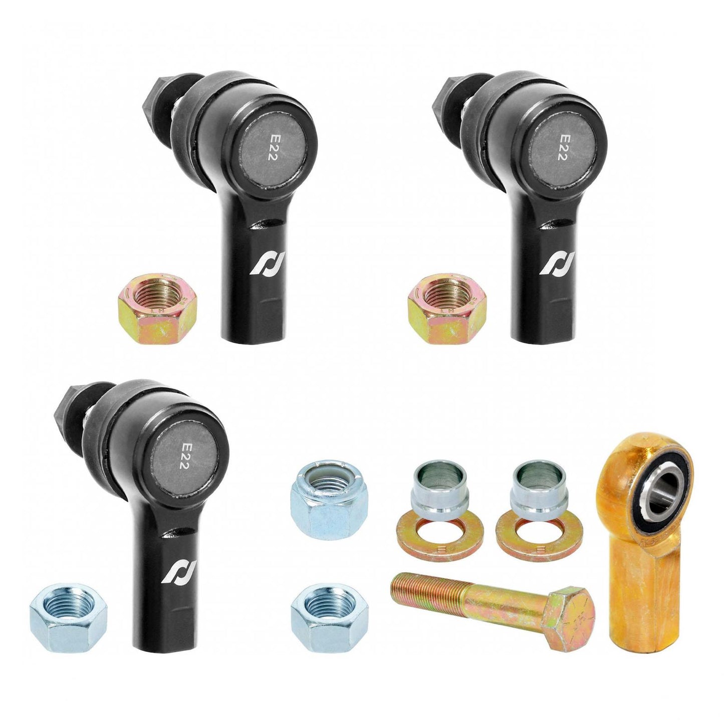 Adjustable Sway Bar End Link Rod End Pack for JL/JT Front Sealed Style RockJock 4x4