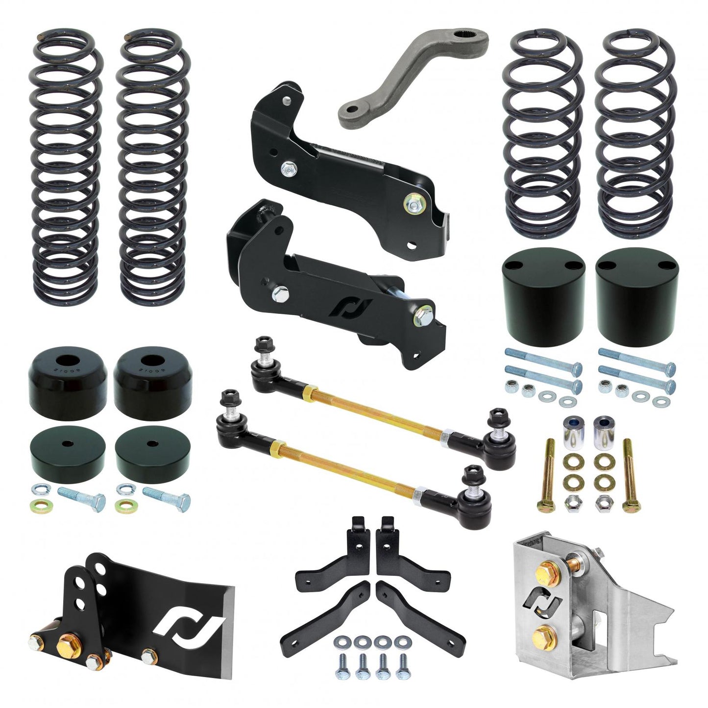 Driver Lift Kit for JK Wrangler (2-door) 4 Inch lift RockJock 4x4