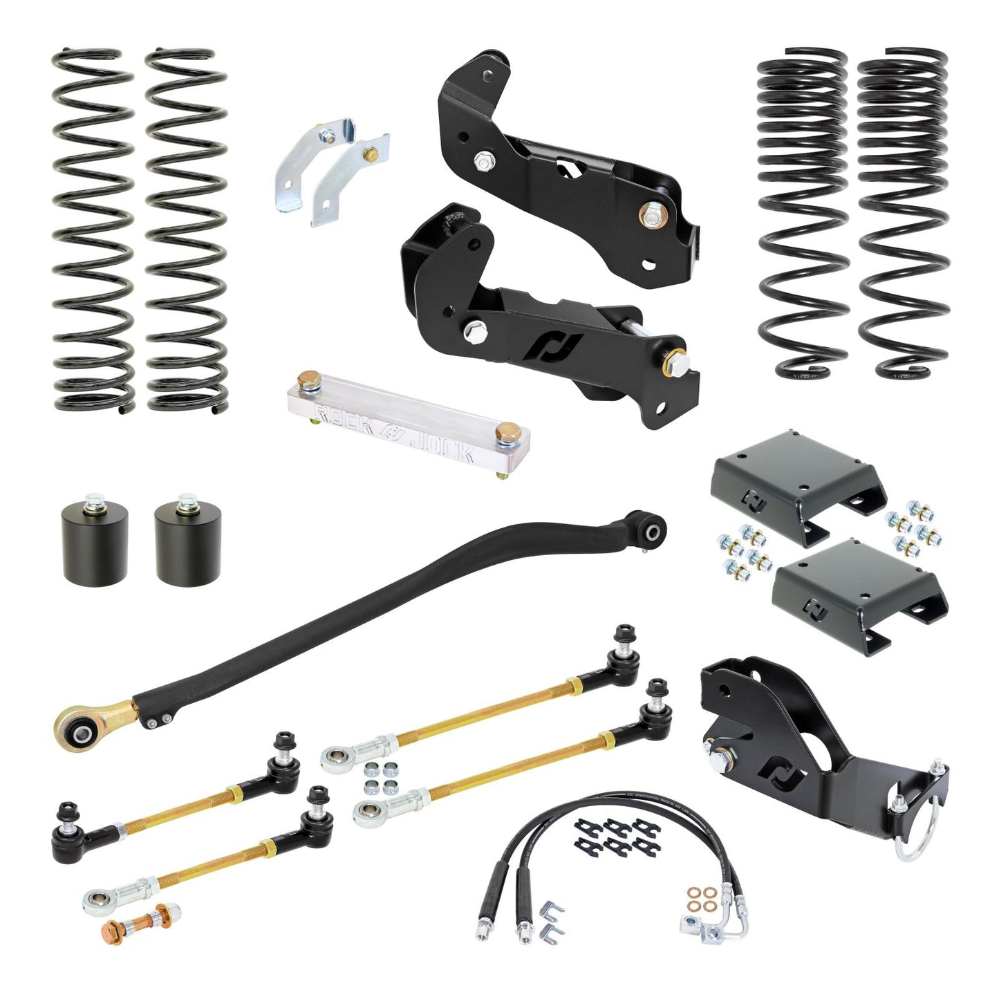Driver Lift Kit for JT Gladiator w/ Gas V-6 3.5 Inch lift RockJock 4x4
