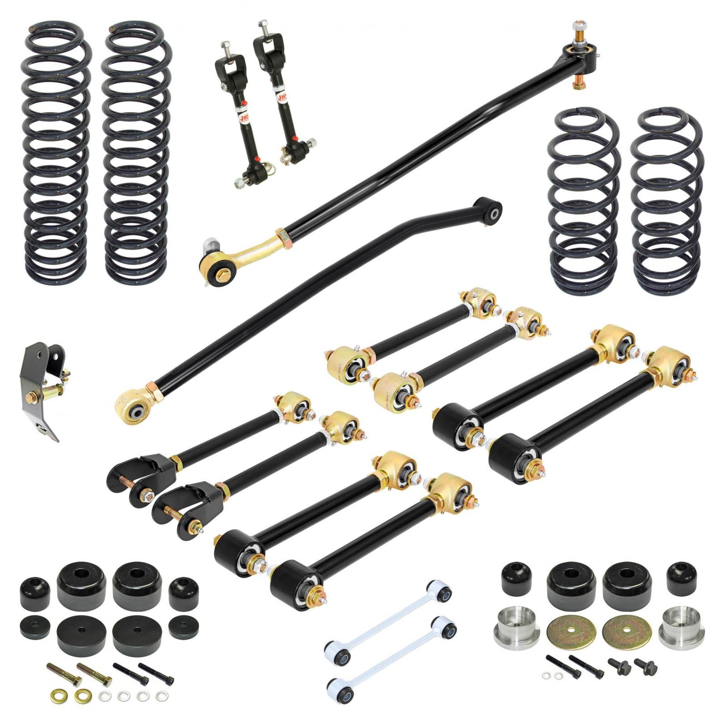 Pro Edition Johnny Joint Suspension System for TJ 4 Inch lift RockJock 4x4
