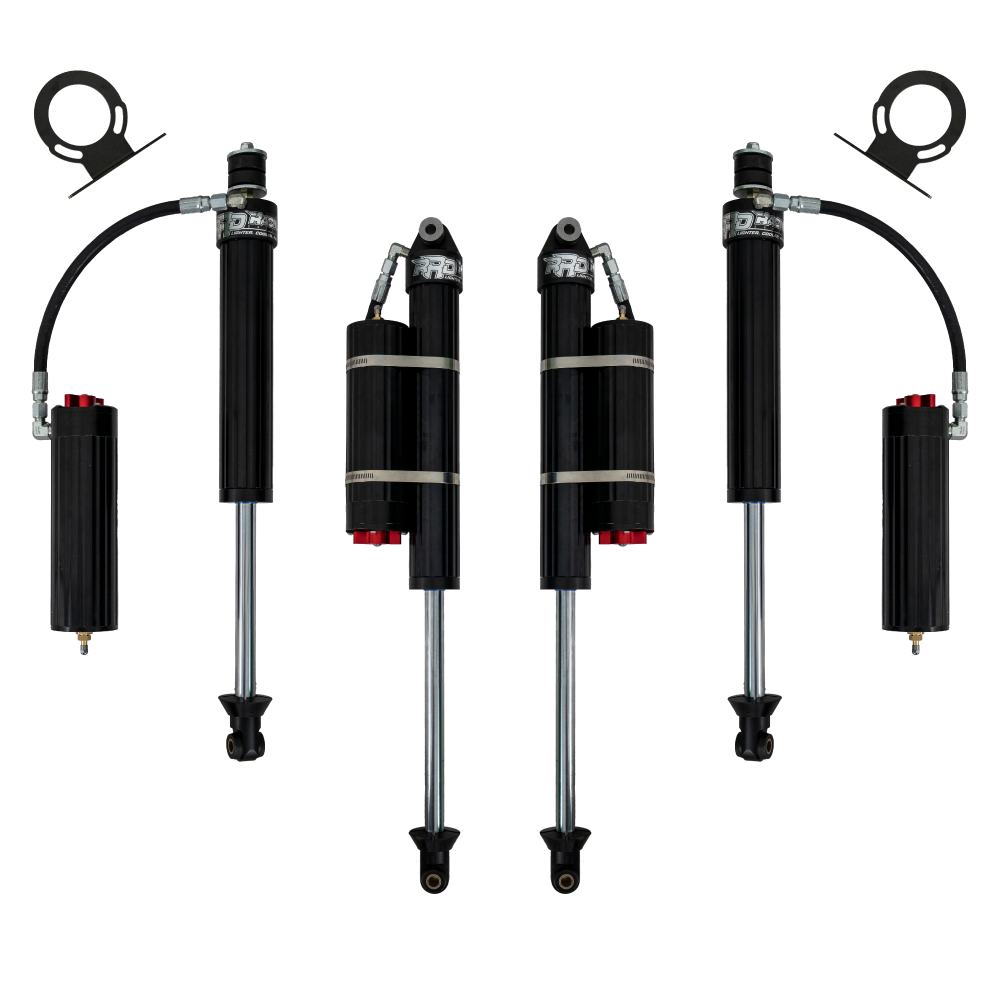 2.625 Inch RRD Remote Reservoir W/ Fast CD Adjuster Shock Package 3.5 Inch-4.5 Inch of Lift For RAM 3500 HD 4x4, 2013-Pres Rock Krawler