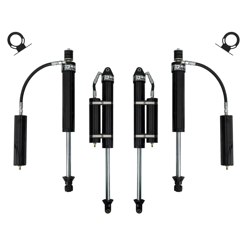 2.625 Inch RRD Remote Reservoir Shock Package 3.5 Inch-4.5 Inch of Lift For RAM 3500 HD 4x4, 2013-Pres Rock Krawler
