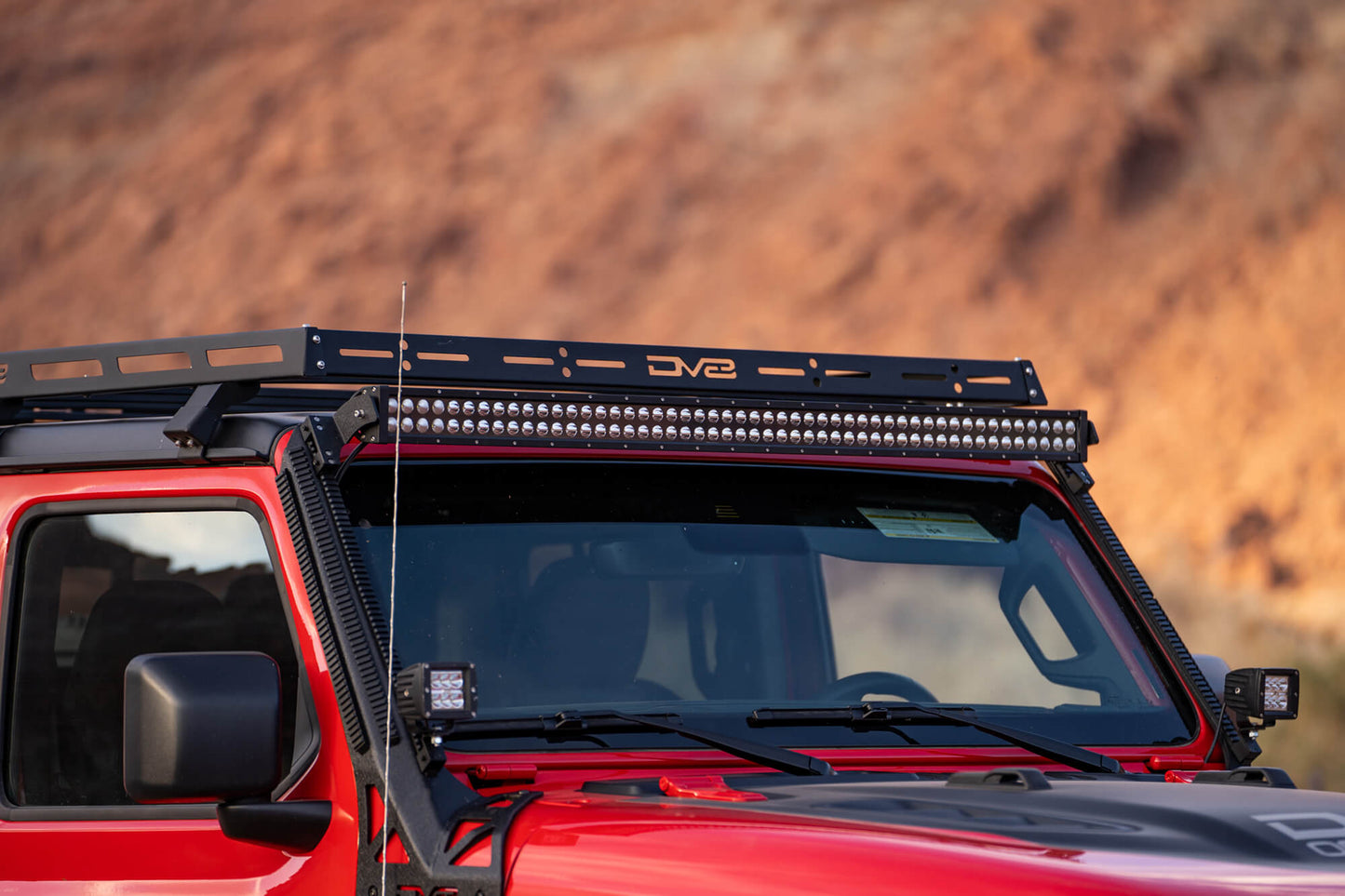 2018 2025 Jeep Gladiator JT Wrangler JL 2 Doors Roof Rack DV8 Offroad-14