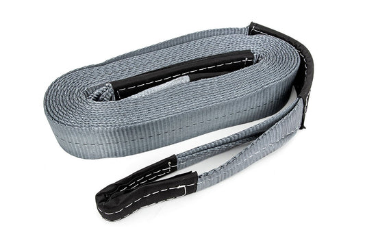 Winch Strap Rated Up to 16,000 LBS 30 Foot Long x 2.5 Inch Wide Rough Country-1