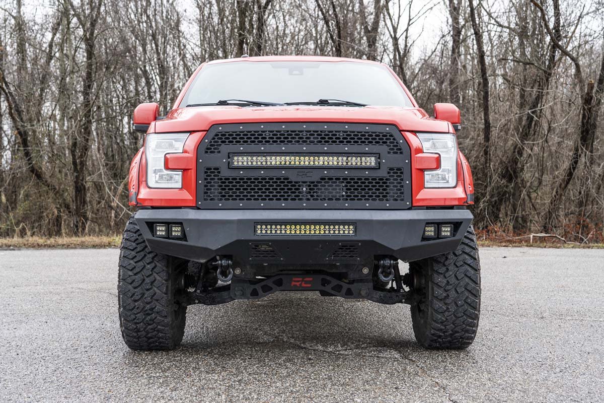 Rough Country Ford Tow Hook to Shackle Conversion Kit w/D-Ring & Rubber Isolators 09-20 F-150 Rough Country