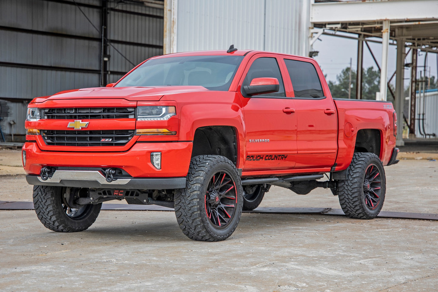 Rough Country Tow Hook Brackets D-Ring Combo 14-18 Chevy Silverado 1500 Rough Country