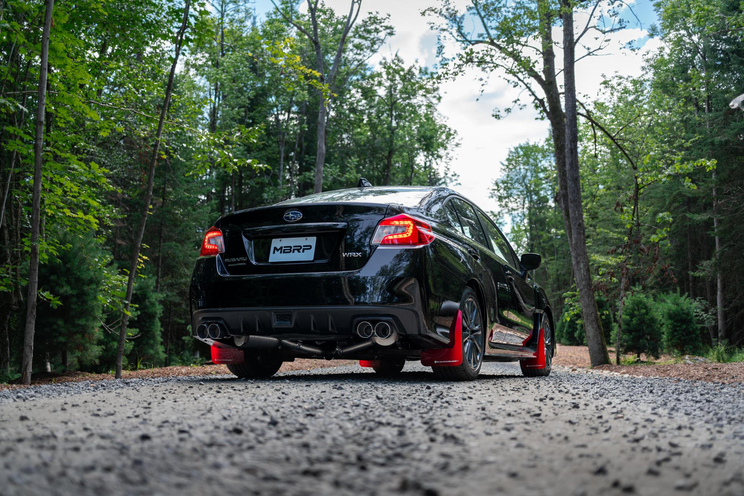 Subaru 3 Inch Cat Back Exhaust System Dual Split Rear-Quad Tips For 11-21 Subaru Impreza WRX Armor Pro MBRP-8