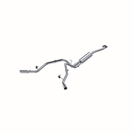 Cat Back Exhaust System Dual Split Side Aluminized Steel For 03-07 Silverado/Sierra 1500 Classic 4.8/5.3L MBRP-1