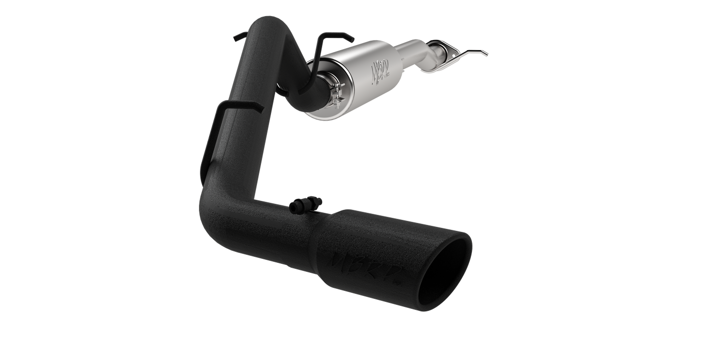 3 Inch Cat Back Exhaust System Single Side Black Coated For 15-16 Colorado/Canyon MBRP