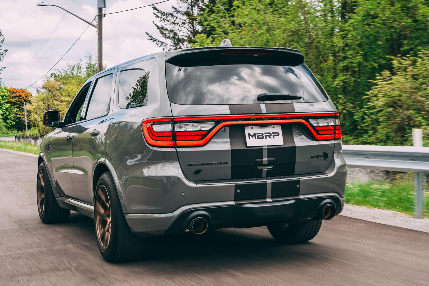 2018-Up Dodge Durango SRT SRT Hellcat 6.2L/6.4L Armor Lite Aluminized Steel 3 Inch Cat-Back Dual Rear Exit MBRP-10