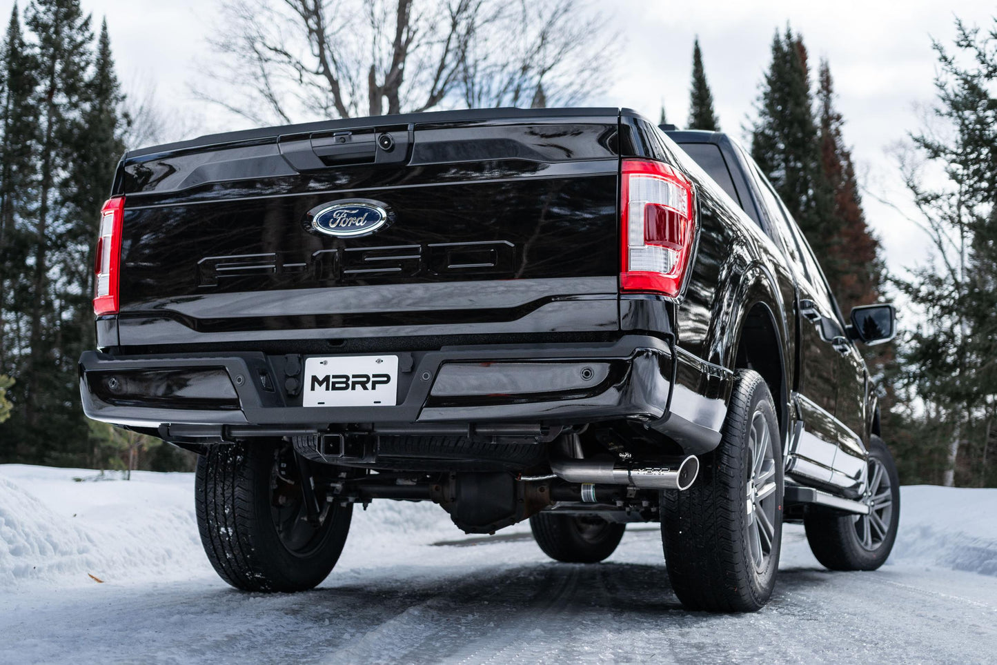 21-Up Ford F-150 Aluminized Steel 3 Inch Cat-Back Single Side Exhaust System MBRP-10