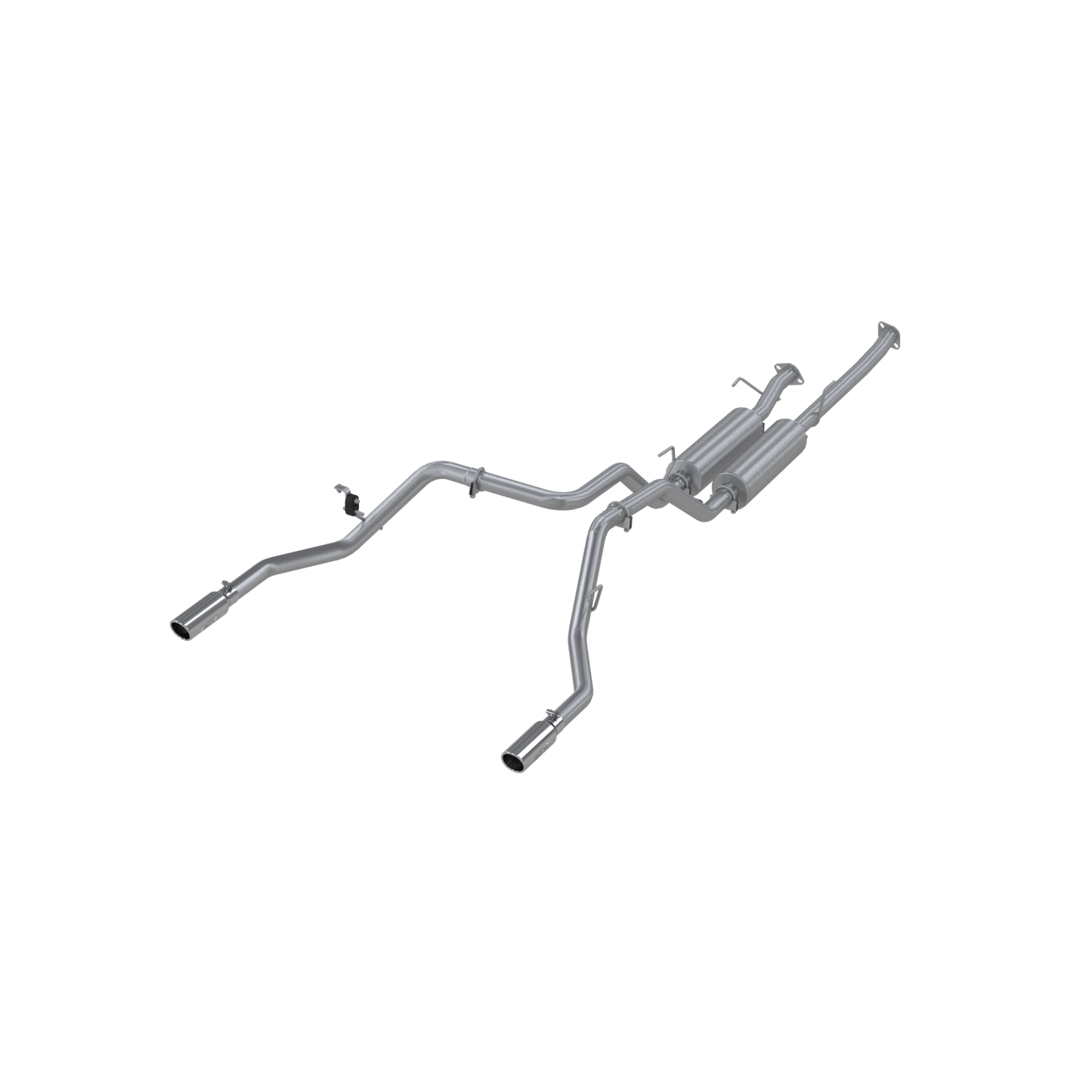 Cat Back Exhaust System Dual Split Rear Aluminized Steel For 09-21 Toyota Tundra 5.7L MBRP