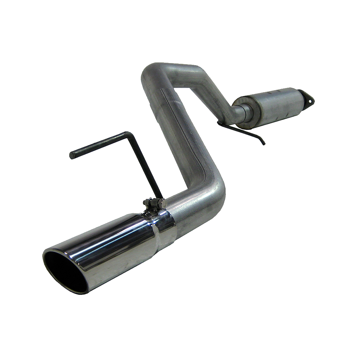 Cat Back Exhaust System Single Side Aluminized Steel For 05-10 Jeep Grand Cherokee 4.7L, 5.7L Hemi MBRP