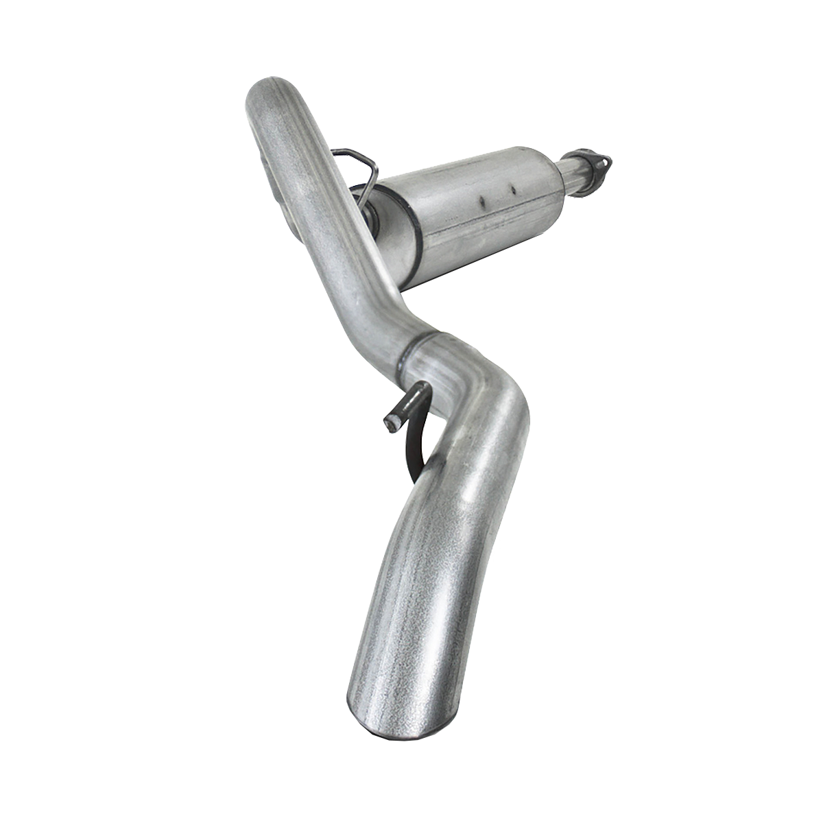 Cat Back Exhaust System Single Aluminized Steel For 04-06 Jeep Wrangler TJ Unlimited, 4.0L I-6 MBRP