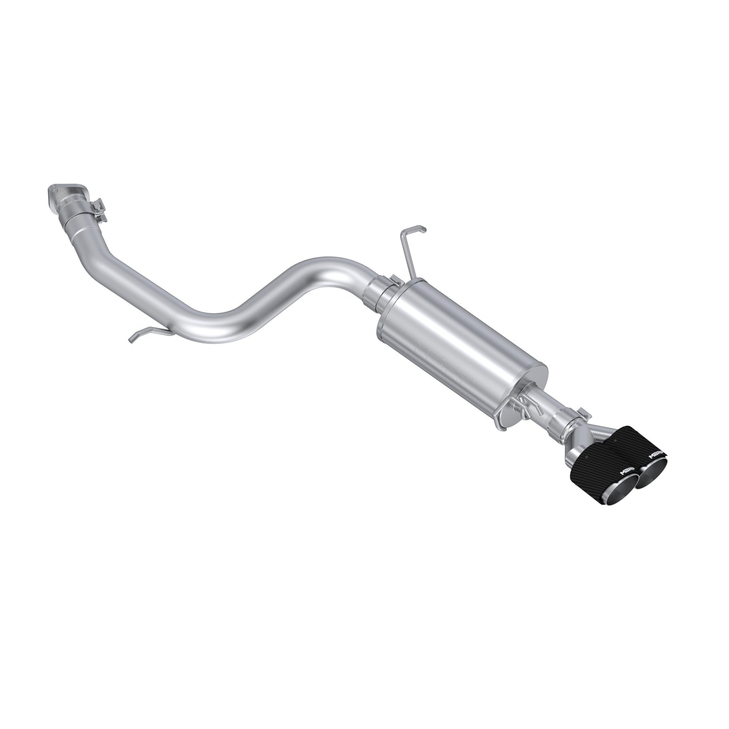 20-25 Kia Telluride and Hyundai Palisade Armor Pro T304SS 2.5 Inch Axle-Back Single Rear Exit Dual Outlet CF Tip, MBRP