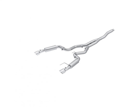 3 Inch Cat Back Exhaust System For 15-20 Ford Mustang 2.3 EcoBoost Dual Split Rear Street Version 4.5 Inch Tips MBRP-1