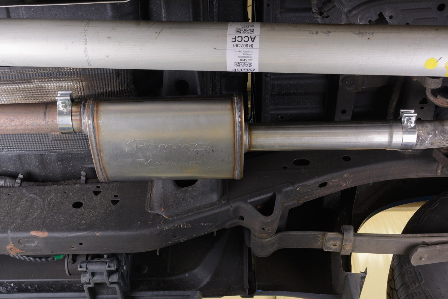 19-25 Silverado / Sierra 1500 5.3L LTZ Series Muffler Replacement Kit 409 Stainless Steel Violator Muffler SGT31V Pypes Performance Exhaust-2
