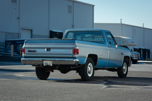 Crossmember Back w/X-Pipe System 75-87 GM Split Rear Dual Exit 2.5 in Intermediate And Tail Pipe Natural Finish 409 Stainless Steel Catalytic Converter Incl Pypes Performance Exhaust-4