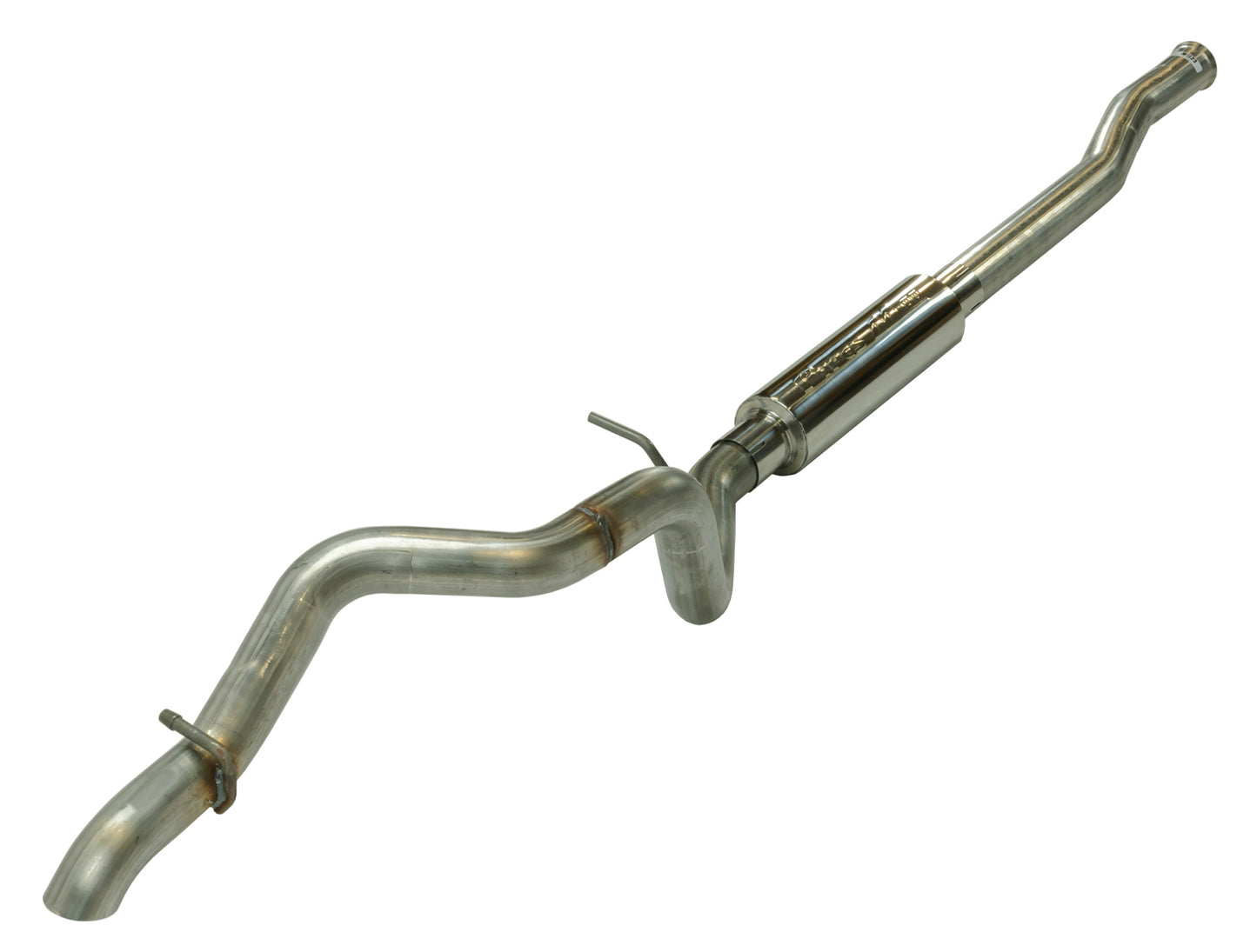 Cat Back System 18-22 Jeep JL 4 Door Ground Clearance Single Rear Exit Incl 2.5 in Intmd And Tail Pipe/M-80 Muffler/Hardware Tip Not Incl Natural Finish 304 Stainless Steel Pypes Performance Exhaust