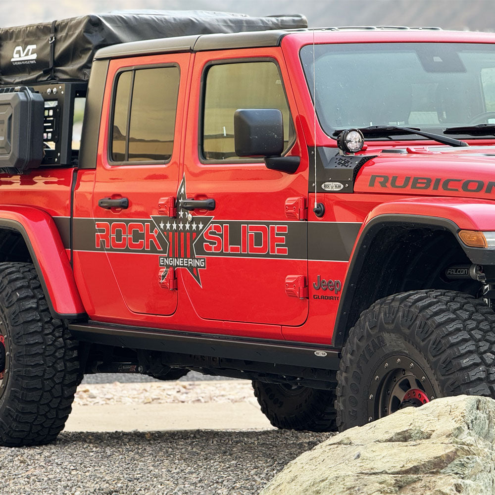 20-25 Jeep Gladiator JT Deluxe Rail Rock Slide Engineering-1