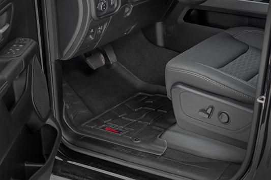 Sure-Fit Floor Mats Front & Rear Crew Ram 1500 2WD/4WD (2025-2026) Rough Country-1