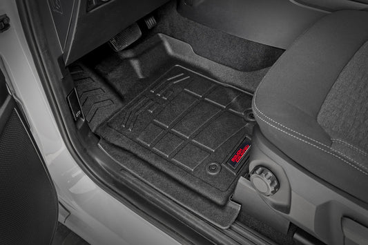 Sure-Fit Floor Mats Front Crew Ford Ranger 2WD/4WD (2024-2026) Rough Country-1