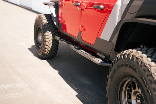 2020 2025 Jeep Gladiator JT OE Plus Side Steps DV8 Offroad-1
