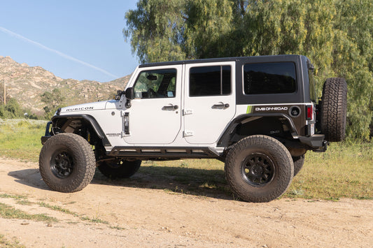 2007 2018 Jeep Wrangler JK 4 Door Rock Sliders DV8 Offroad-1