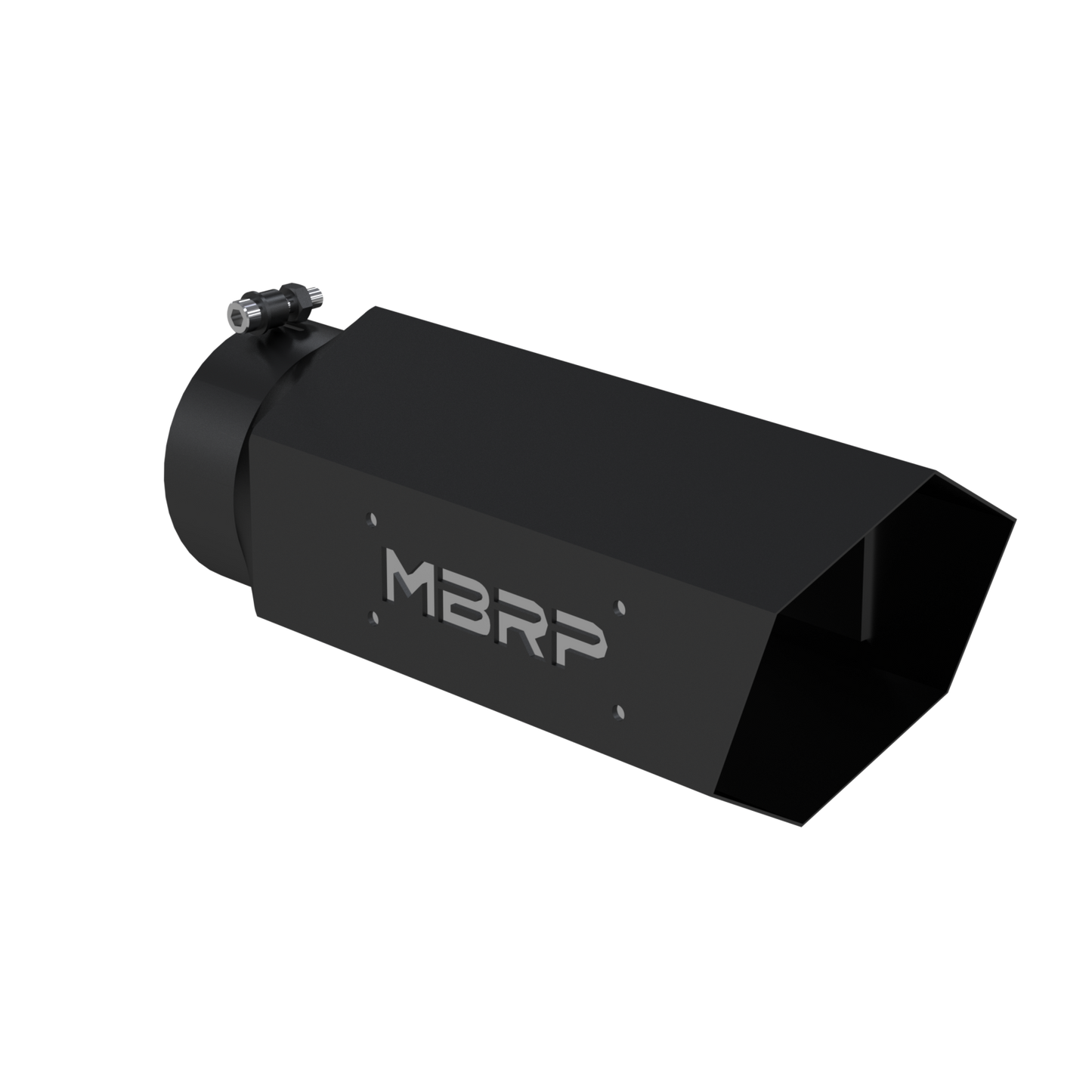 Universal 6 Inch Hexagon Shaped Armor BLK Exhaust Tip MBRP