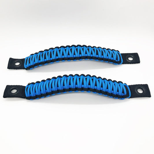 Jeep Wrangler Grab Handles Paracord JK Sound Bar Rear Side Pair Bartact-1