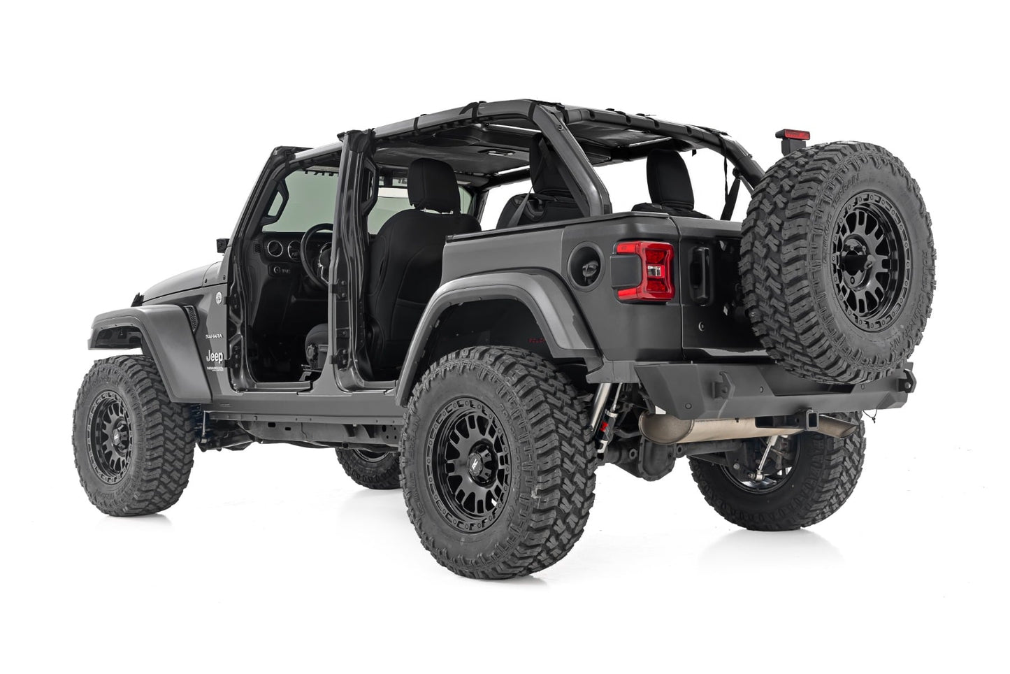 Trail Cladding Rear Corners Jeep Wrangler JL/Wrangler Unlimited (18-26) Rough Country-5