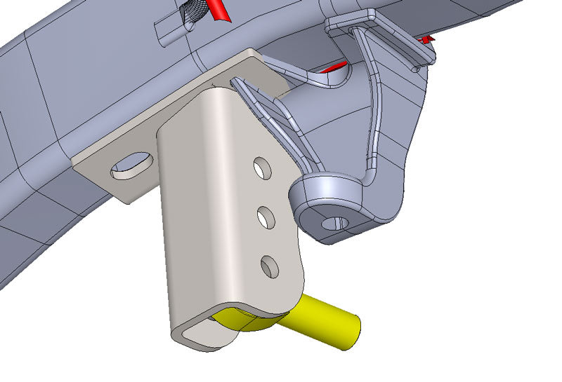 Jeep TJ Trackbar Mount 97-06 Wrangler TJ 2.5 3.5 Inch Stretch Artec Industries-2