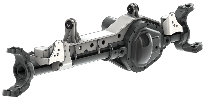 TJ 1 Ton Front Dana 60 85-97 Swap Kit Artec Industries-2