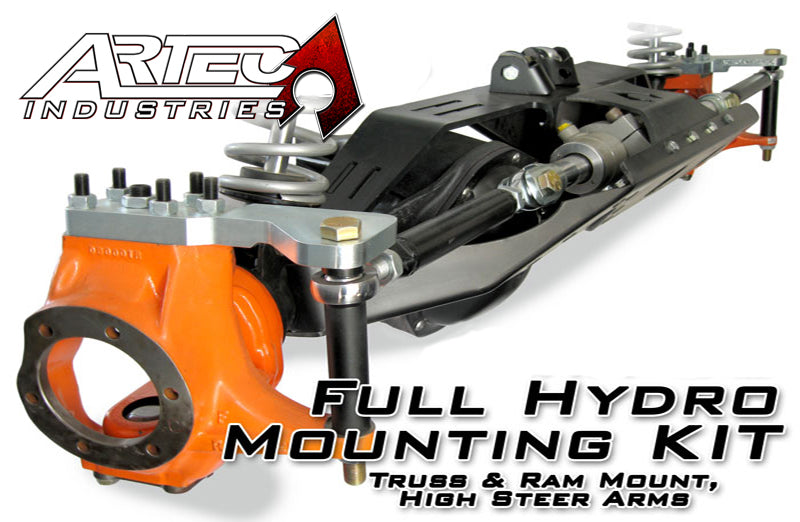 Dana 60 Full Hydro Mounting Kit: 85-91.5 Ford - Ultimate Arms for OEM Knuckles Artec Industries-2