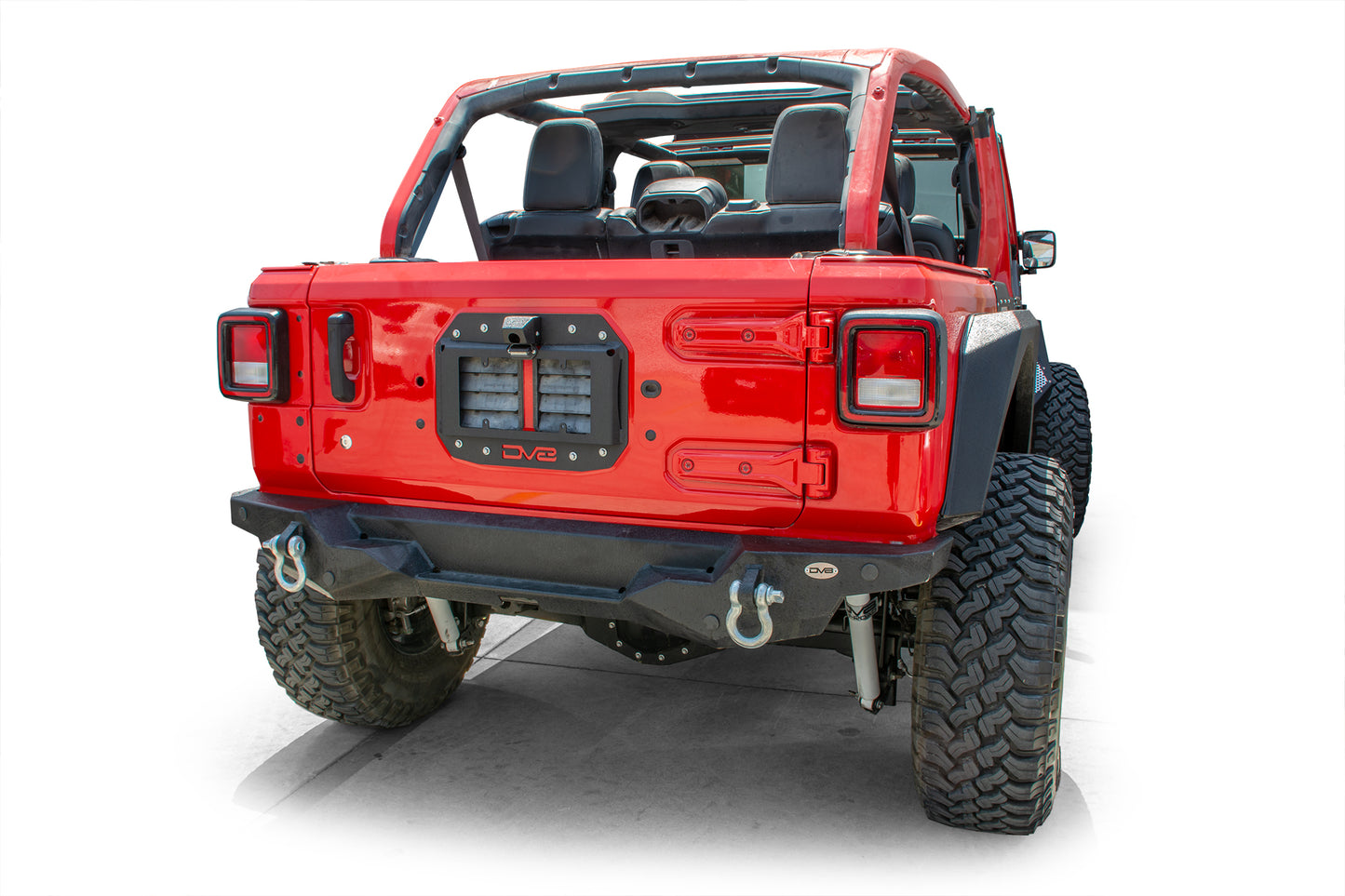 2018 2024 Jeep Wrangler JL JLU Jeep Jl Spare Tire Delete Kit W/ Camera Housing DV8 Offroad-3