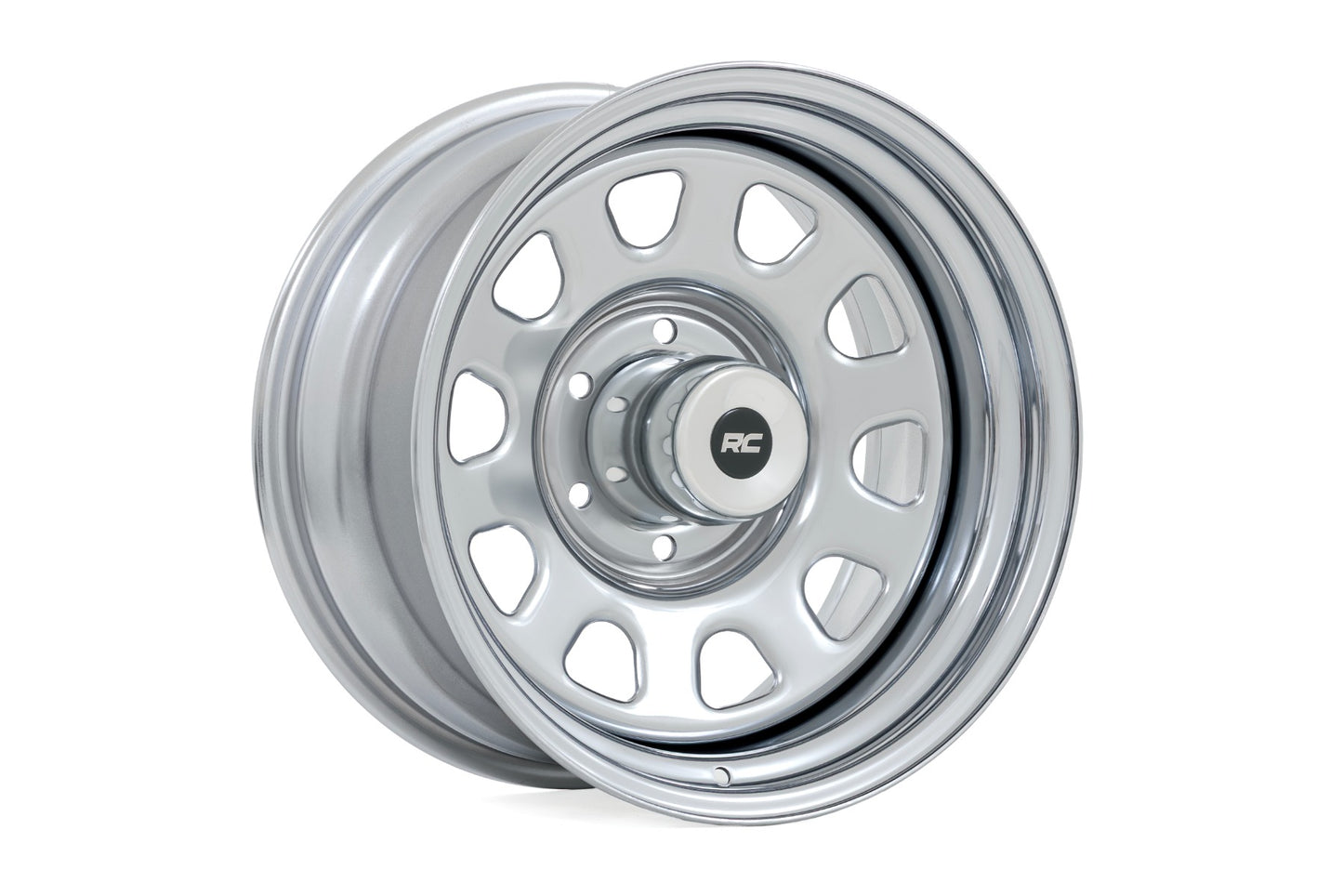 Chrome Center Cap Closed 3.30 Bore Rough Country-3