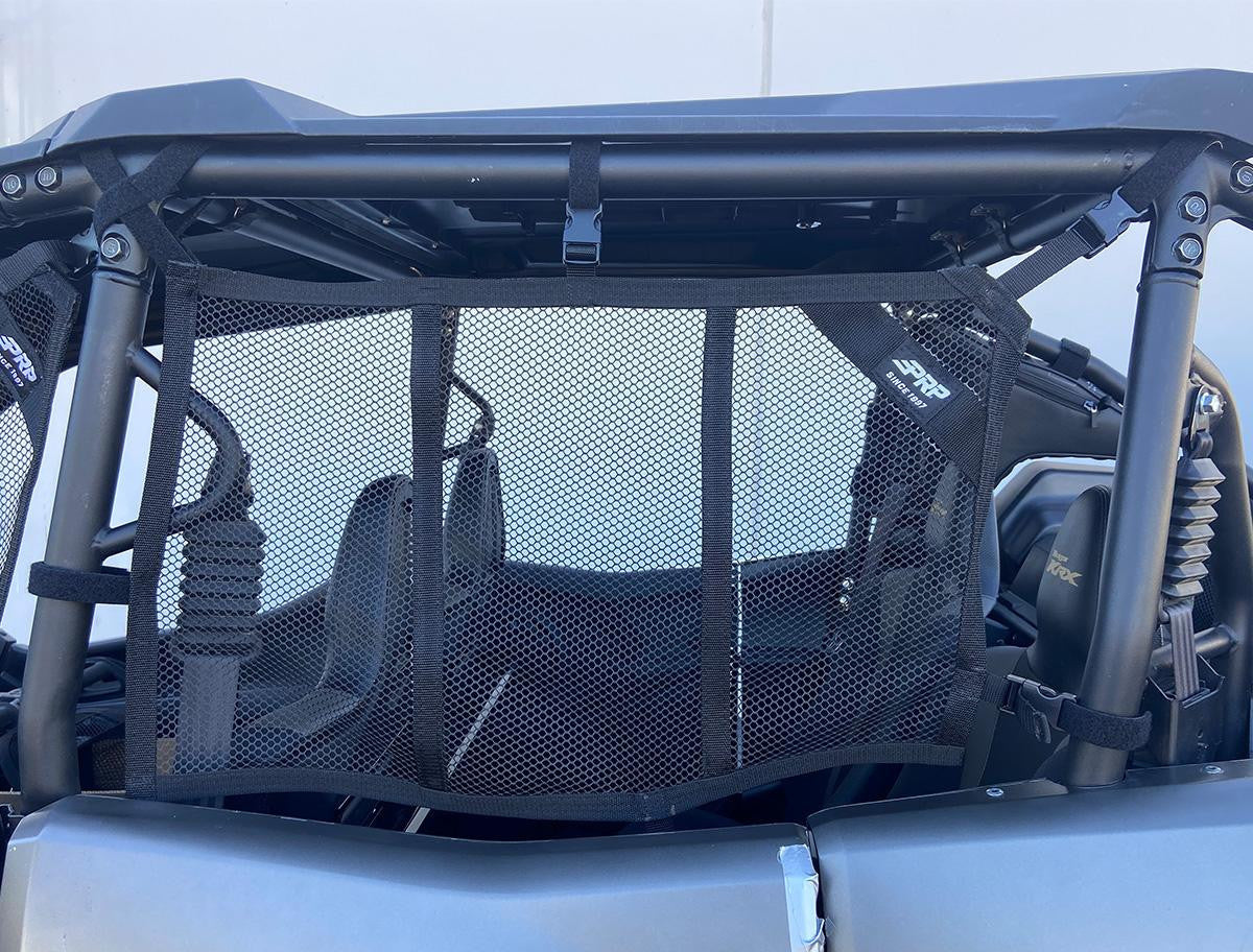 Mesh Window Net Set for 2022+ Kawasaki KRX 4 Door Rear PRP Seats-1