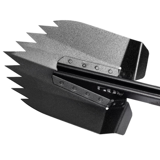 Xventure Gear Sharktooth Stackable Shovel Textured Black Go Rhino-1