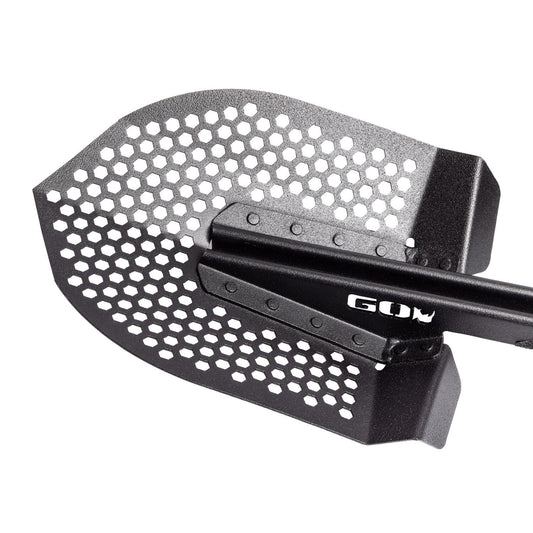 Xventure Gear Perforated Stackable Shovel Textured Black Go Rhino-1