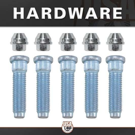 Rear Axle Kit Fits Ford 8.8 Inch Diff 31 Spline Right Hand 31-7/8 Inch Long 14Mm Studs USA Standard Gear-1