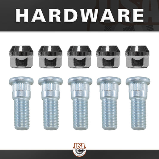 Rear Axle Kit Fits Dana M35 Diff 27 Spline 29-1/8 Inch Long USA Standard Gear-1