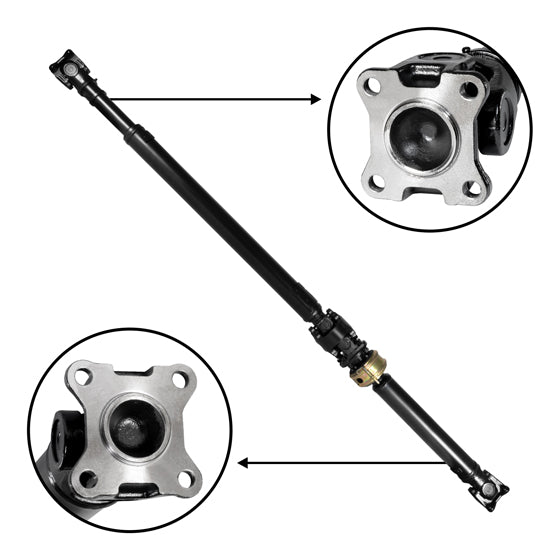 Std Rear Driveshaft Tundra 4Wd, 4.7L, A/T, 2 Piece, 69.37 Inch Flange To Flange USA Standard Gear