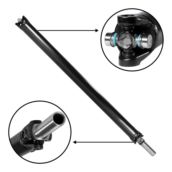 Std Rear Driveshaft, GM Suburban Avalanche & Yukon Xl 54.25 Inch Ctc 62 Inch Overall USA Standard Gear