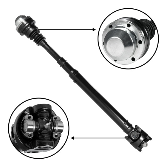 New Front Driveshaft For Grand Cherokee, 32-7/8 Inch Flange To Center USA Standard Gear